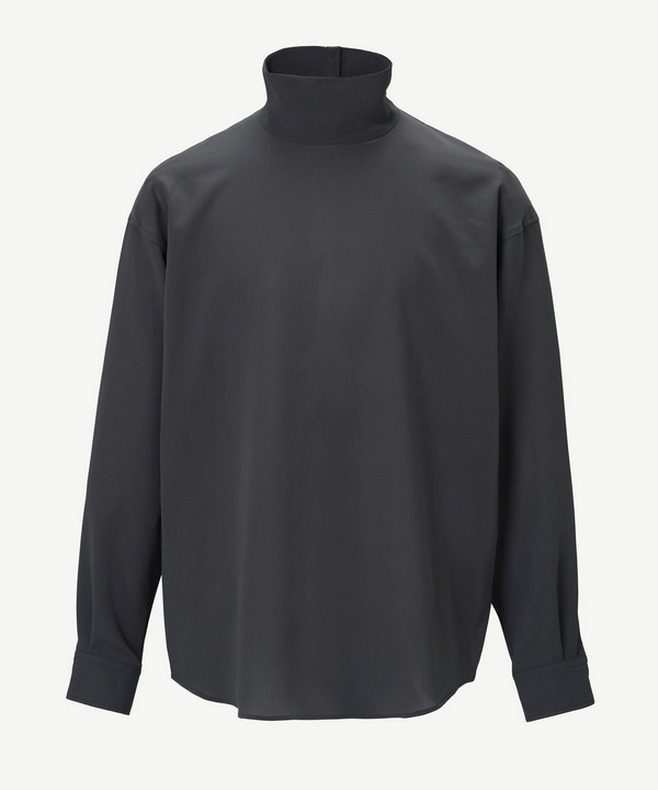 HIGH NECK SHIRT 詳細画像 BLACK 5