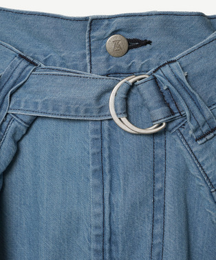 WRAP LIGHT DENIM PANTS 詳細画像