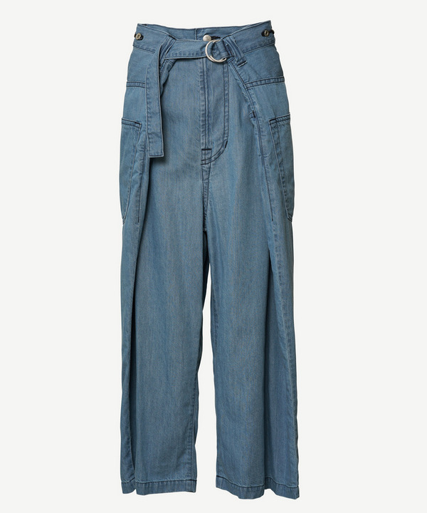 WRAP LIGHT DENIM PANTS 詳細画像 INDIGO 2