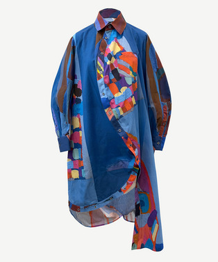 ANREALAGE&times;HERALBONY BALL SHIRT ONE PIECE 詳細画像
