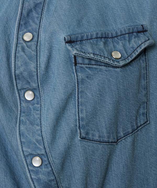 BALL LIGHT DENIM SHIRT 詳細画像 L.INDIGO 4