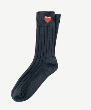 ICONIC HEART RIB SOCKS 詳細画像