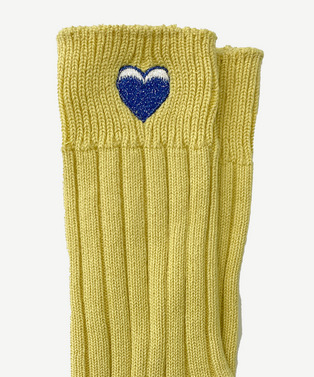 ICONIC HEART RIB SOCKS 詳細画像