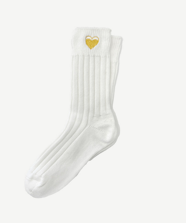 ICONIC HEART RIB SOCKS 詳細画像 PINK 2