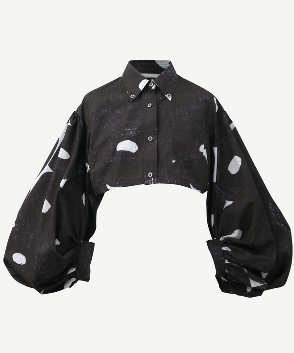 ANREALAGE&times;HERALBONY POWER SLEEVE CROPPED SHIRT 詳細画像 SANAE SASAKI 1