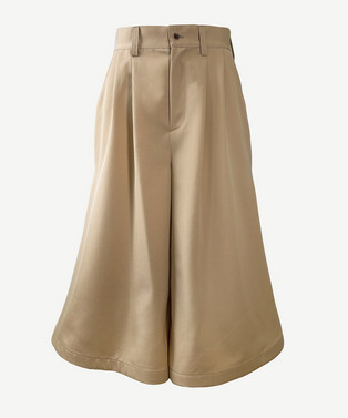 HOMME WIDE FLARED HALF PANTS