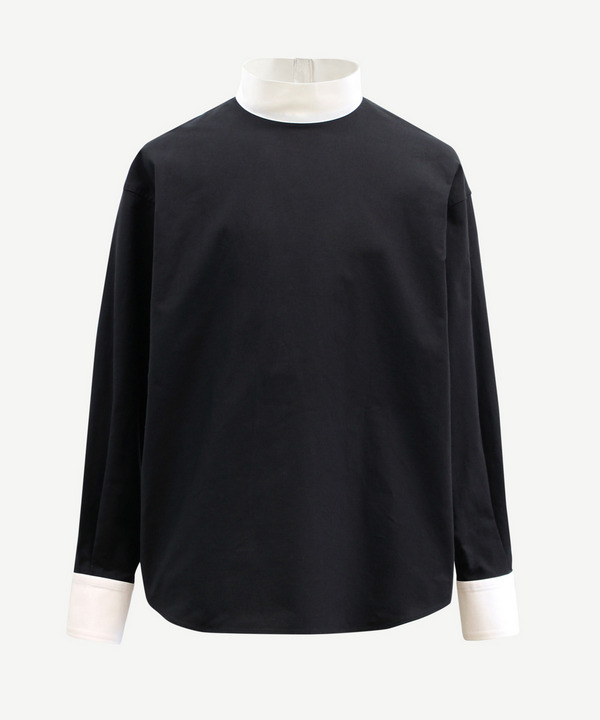 HIGH NECK SHIRT 詳細画像 BLACK 1