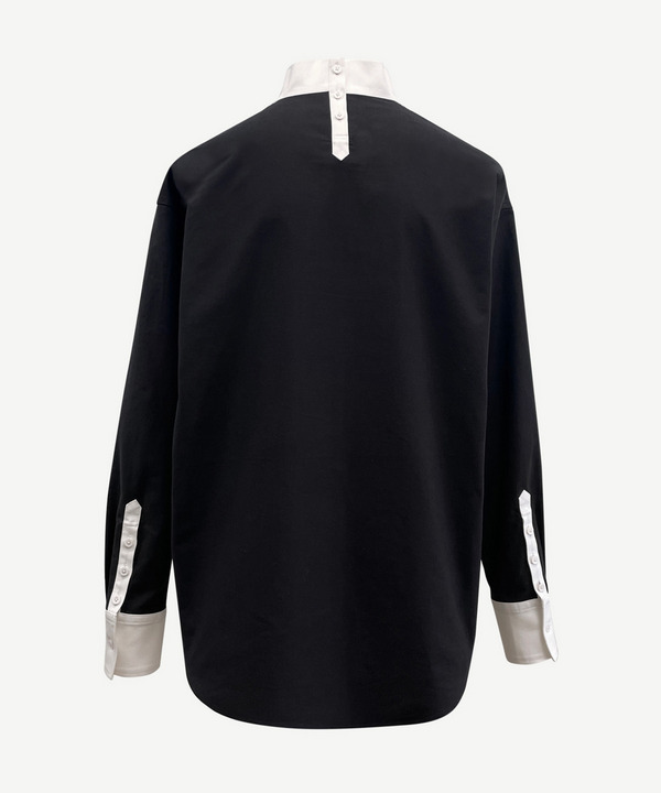 HIGH NECK SHIRT 詳細画像 BLACK 2