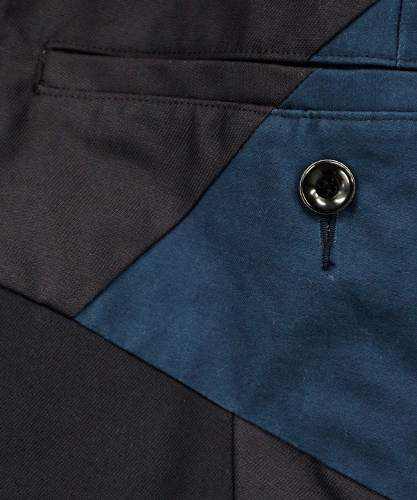 WRAP PATCHWORK CHINO SHORTS 詳細画像 NAVY 14
