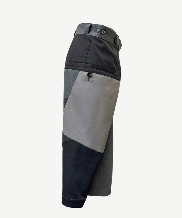 WRAP PATCHWORK CHINO SHORTS 詳細画像 BLACK 12