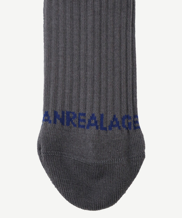 PATCHWORK JACQUARD LONG SOCKS 詳細画像 BLUE 4